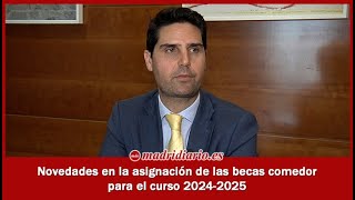 Novedades en la asignación de las becas comedor para el curso 20242025 [upl. by Radborne151]