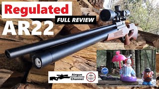 Evanix Hunting Master AR22 Regulated Full Review  Revolver Style PCP Air Rifle [upl. by Willabella]