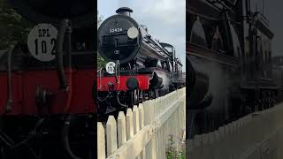 LBSC H2 424 32424 beachy head running round its train the bluebell railway [upl. by Esiled]