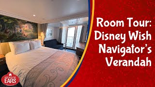 Disney Wish  Deluxe Oceanview Stateroom with Navigators Verandah Tour  Category 7A  Room 8170 [upl. by Etnoel680]