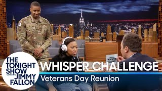 Whisper Challenge Veterans Day Reunion Surprise [upl. by Ritchie]