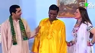 Zafri Khan and Amanat Chan With Nasir Chinyoti and Khushboo Stage Drama Comedy Clip [upl. by Yddor]