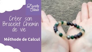 Comment calculer son Bracelet chemin de vie  Lithothérapie Numérologie Tuto DIY Méthode 8 pierres [upl. by Isleana]