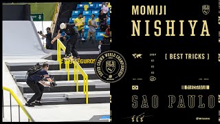 Momiji Nishiyas 2nd Place Finish  2023 SLS Super Crown  Best Tricks [upl. by Engdahl]