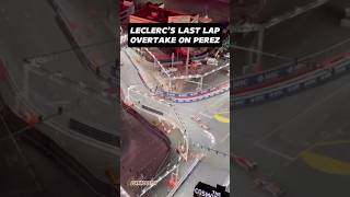 Leclerc’s last lap overtake on Perez  Formula 1 • Las Vegas [upl. by Anot]