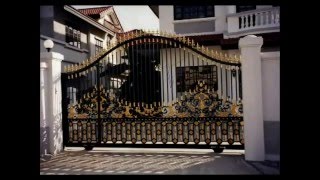 Iron Gates Ornamental Custom Design Artistic Estate Main [upl. by Janel]