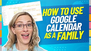 How to Setup A Google Family Calendar for the Ultimate Family Planner [upl. by Leatri520]