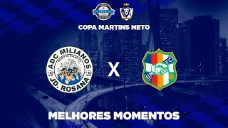 Copa Martins Neto 2024 2ª fase Milianos x União Mútua [upl. by Octavius82]