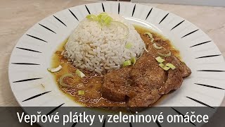 Vepřové plátky v zeleninové omáčce s rýží  recept [upl. by Emerson862]