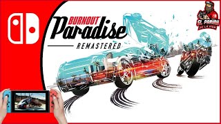 ⛔️ BURNOUT PARADISE REMASTERED NINTENDO SWITCH IMPRESIONES 60FPS  TVHANDHELD  FRAMERATE [upl. by Ayian]