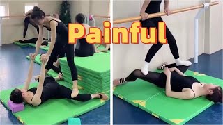 Strict flexibility training in Chinese Dance School [upl. by Mullac]