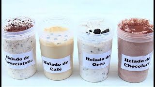 Como hacer helado Casero RECETA DE HELADO CASERO [upl. by Eiddal365]