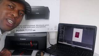 HOW TO INSTALL THE SOFTWARE AND SCAN YOUR DOCUMENT IN THE CANON TS3150 [upl. by Griffith]