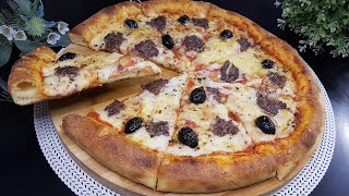 Non comprerai più la pizza dopo questo video Pizza fatta in casaimpasto veloce in 10 minuti [upl. by Auqinom]