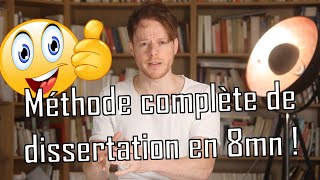 Méthode dissertation de philo en 8mn [upl. by Ahsenet185]