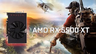 AMD RX 5500 XT 4GB  TOM CLANCYS GHOST RECON  WILDLANDS 2017 [upl. by Alisia]