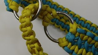 Zugstopp Halsband aus Paracord für Vierbeiner  Paracord Flechten Anleitung in Deutsch auch als Blog [upl. by Steck]