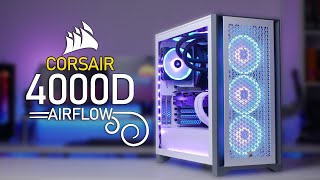 Looks Great And Doesnt Limit Airflow  Corsair 4000D Airflow [upl. by Eillas]