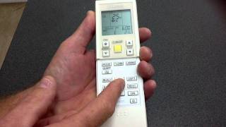 Daikin Remote Control 7 Day Timer Programming [upl. by Iphagenia150]