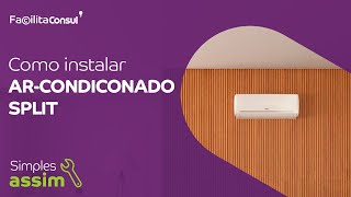 Como instalar arcondicionado split  Facilita Consul [upl. by Yblek]