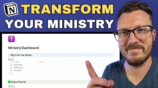 How to Use Notion for ministry  Beginner to Intermediate Tutorial [upl. by Lerner]