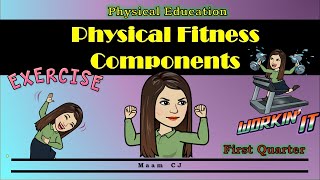 Physical Fitness Components HRF and SRF  Physical Education 7 8 9 10  1st Quarter  Maam CJ [upl. by Adoree365]