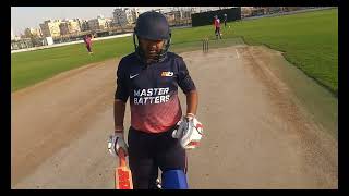 GoPro batting  Helmet camera cricket video Master Batters vs RKG cricket club [upl. by Johny33]