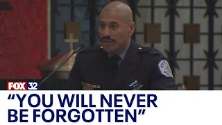 FULL SPEECH Brother of fallen Chicago Police Officer Enrique Martinez eulogizes slain sibling [upl. by Bissell160]