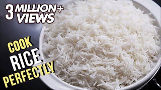 How To Cook Rice Perfectly  Easy Recipe By Ruchi Bharani  Basic Cooking [upl. by Igor]