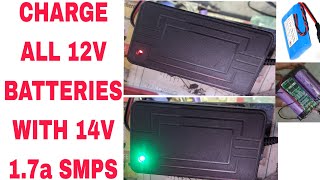 HOW TO CHARGE 12v battery 7ah12ah [upl. by Aloap]