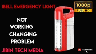 ibell emergency light not working charging repair [upl. by Sarene824]