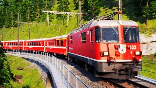 Arosa Southbound TSW2 Arosalinie PT 1 [upl. by Iknarf397]