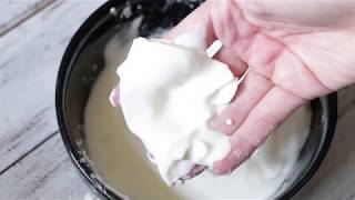 Cornstarch Slime AKA Oobleck  the easiest safe slime No glue or borax [upl. by Htaek]