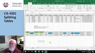 CIS4301 SplittingTables [upl. by Lurline]