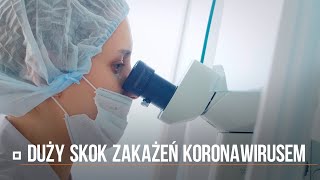 Koronawirus w Polsce quotMamy początek trzeciej faliquot Dużo zakażeń koronawirusem w nowym raporcie MZ [upl. by Brocky527]