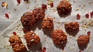 Healthy And Crispy Oatmeal Cookies  Biskota Me Tershere [upl. by Kuska714]