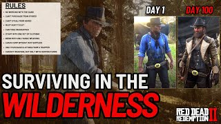 SURVIVING IN THE WILDERNESS IN RED DEAD REDEMPTION 2 [upl. by Boswall287]