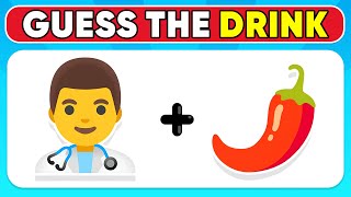 🍹 Guess The Drink Brands By Emoji 🥤 Emoji Quiz [upl. by Grimona]