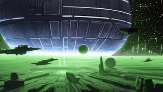 Death Star vs Borg Cube  FULLY ANIMATED BATTLE Star Wars vs Star Trek [upl. by Amiaj]