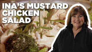 Ina Gartens Mustard Chicken Salad  Barefoot Contessa  Food Network [upl. by Nallad500]