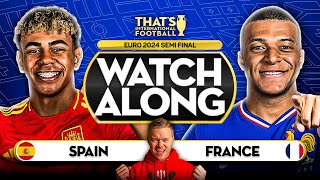 SPAIN vs FRANCE LIVE EURO 2024 with Mark GOLDBRIDGE LIVE [upl. by Htedirem848]