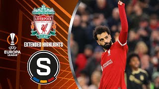 Liverpool vs Sparta Praha Extended Highlights  UEL Round of 16 2nd Leg  CBS Sports Golazo [upl. by Alyam684]