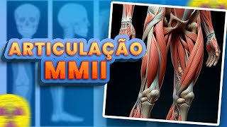 ANATOMIA  ARTICULAÇÕES ÓSSEA DOS MMII [upl. by Ardnekat]