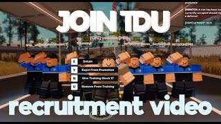 Police Roleplay Simulator 2  TDU recruitment video [upl. by Dnalyr]