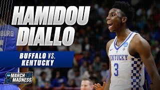 Kentuckys Hamidou Diallo put up 22 points in the Wildcats Second Round victory [upl. by Eirolav]