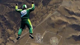 Luke Aikins No Parachute 25000 Feet Airplane Jump Complete Video [upl. by Tenahs]