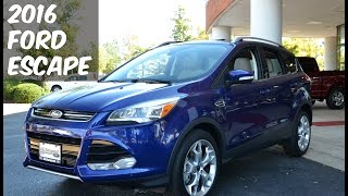 2016 Ford Escape Exterior and Interior Highlights and Features [upl. by Charil]