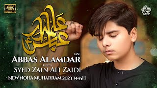 Syed Zain Ali Zaidi  Abbas Alamdar  Noha  Muharram 20231445 [upl. by Springer]