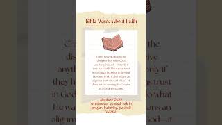 BIBLE VERSE ABOUT FAITH MATTHEW 2122  BIBLE VERSE  FAITH  WORD OF GOD Blessingsdd3uv [upl. by Ogata914]