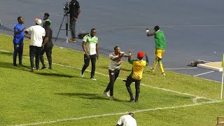 LEGON CITIES OFFICIAL CLASH WITH KOTOKO FAN AT HALFTIME  LEGON CITIES VS KOTOKO [upl. by Shevlo]